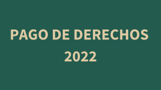 Pago de derechos 2022